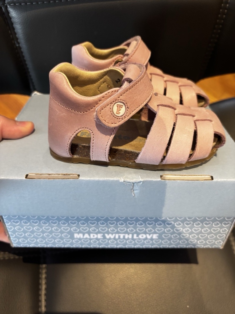 Naturino Falcato Kids Alby Fisherman Sandal size 21 EU/5.5 US NWB